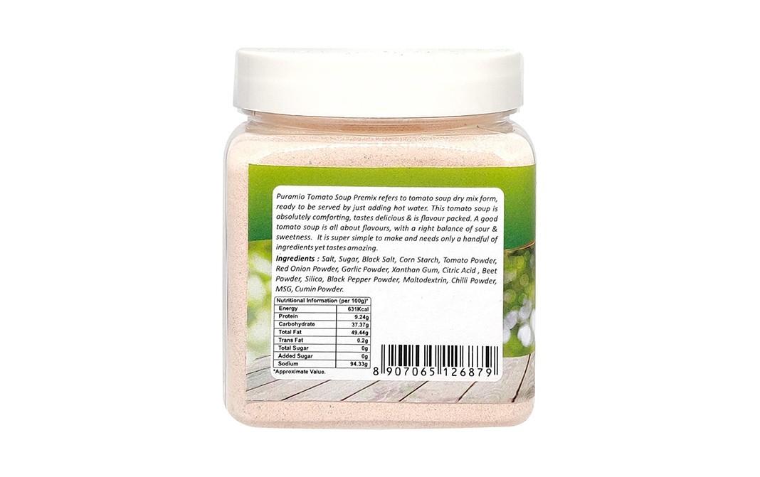 Puramio Tomato Soup Premix    Plastic Jar  400 grams